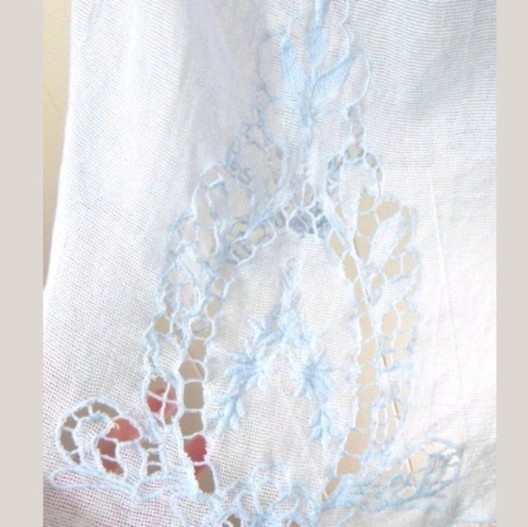 Meadow Rue Anthro Cutwork Mesh Buttondown - Picture 3 of 7